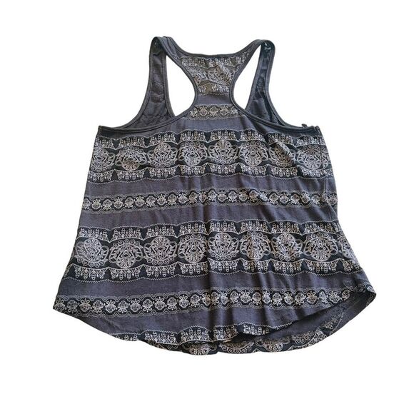 10/$25🦋 LA Hearts Gray & White Mandala Print Racerback Tank - Size Small - Picture 7 of 11